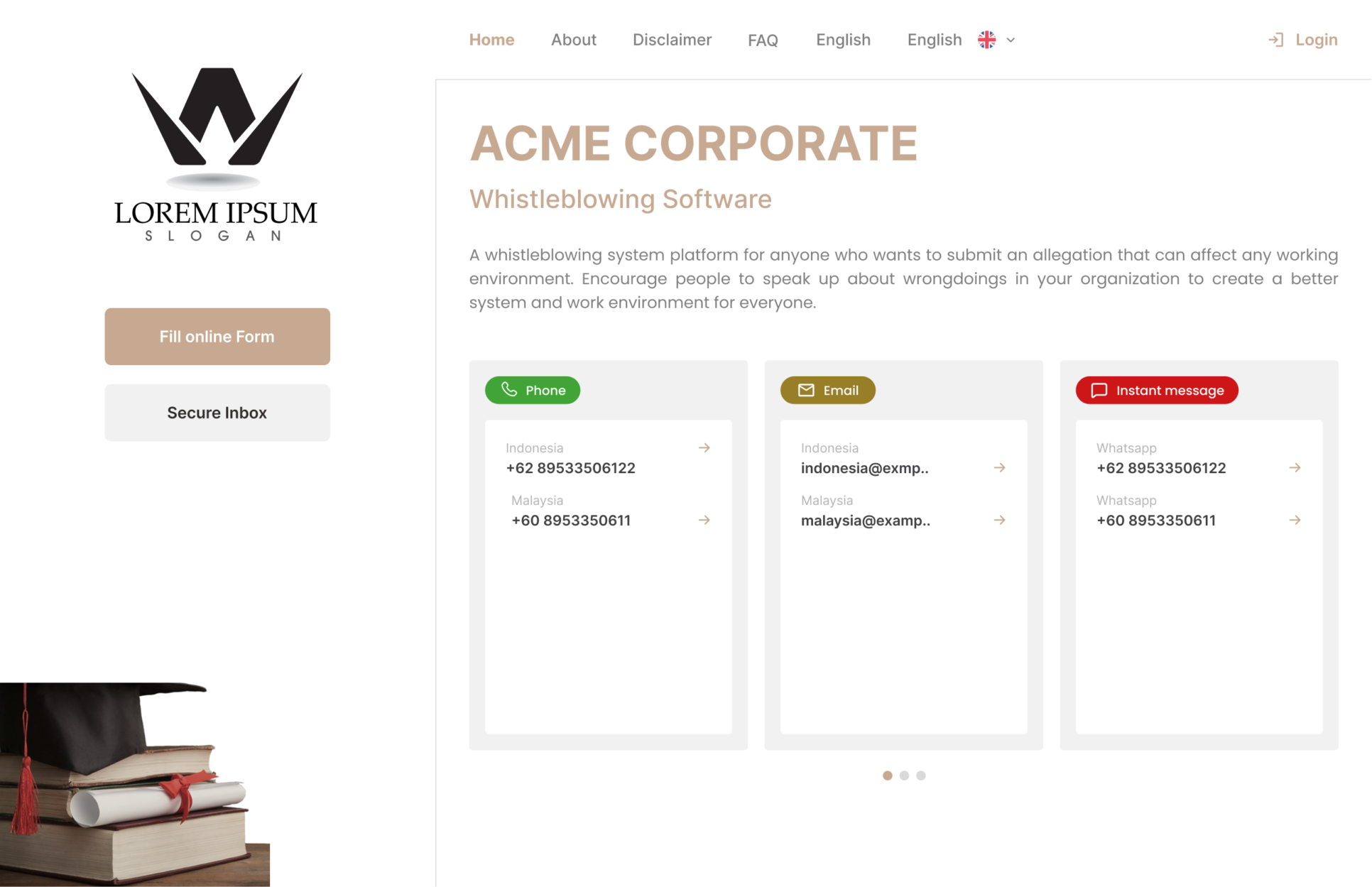 Beige Integrity Portal